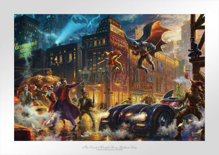 The Dark Knight Saves Gotham City