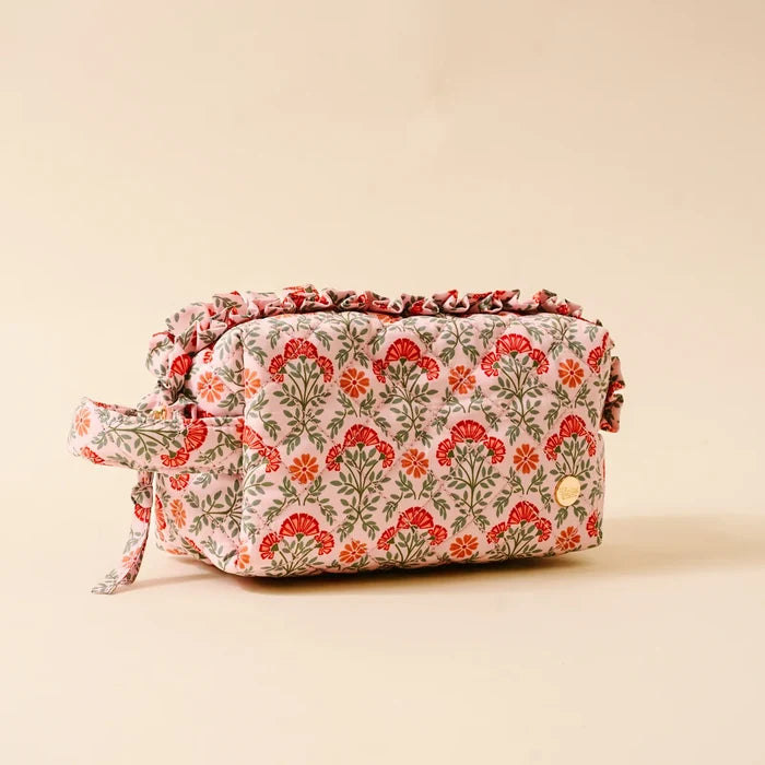 the darling effect quilted pouch everbloom