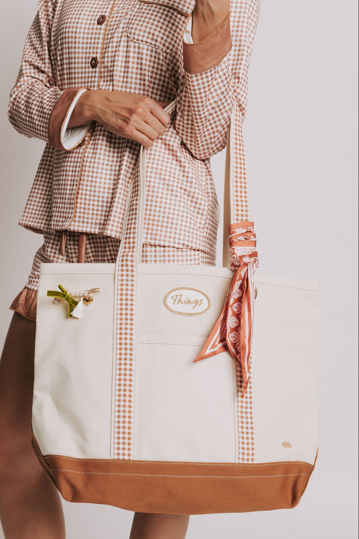 the darling effect canvas tote bag front