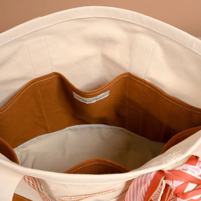 the darling effect canvas tote bag interior