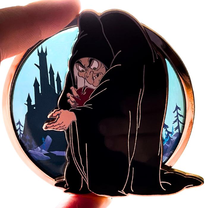 The Evil Hag Pin on Glass