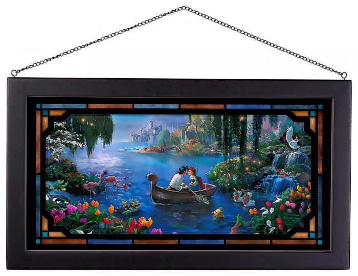 Framed Glass Art / 13" x 23" Framed Glass Art
