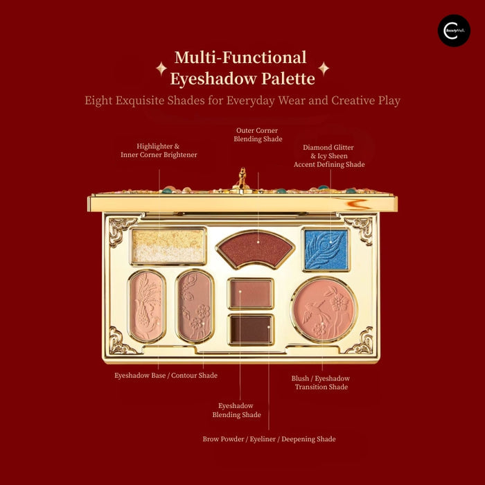 The Palace Museum Treasure Collection Phoenix Crown Eyeshadow Palette & Gift Set style #Treasure Collection Eye Shadow Palette