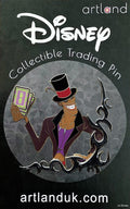 A collectible trading pin featuring a Disney villain character, Dr. Facilier, from the movie \the Frog Princess, depicted with a thorny design, part of the Thorn Series.