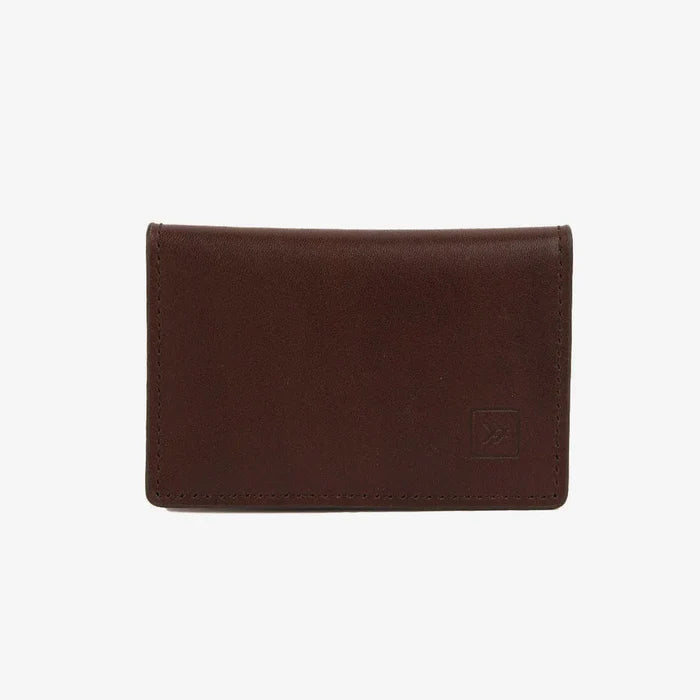 Brown leather bifold wallet by Thread
