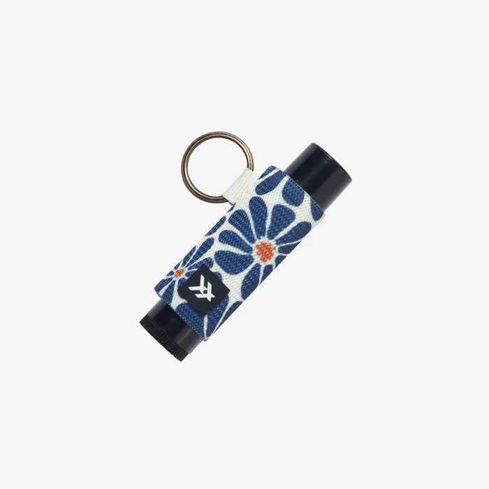 Thread brand elastic lip balm holder in Emmeline Navy.