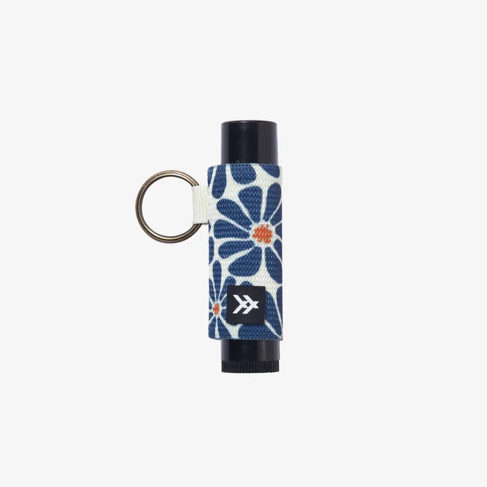 Thread brand elastic lip balm holder in Emmeline Navy.