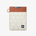 Thread brand vertical wallet in Luna beige.