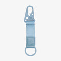 Light blue keychain with carabiner by thread