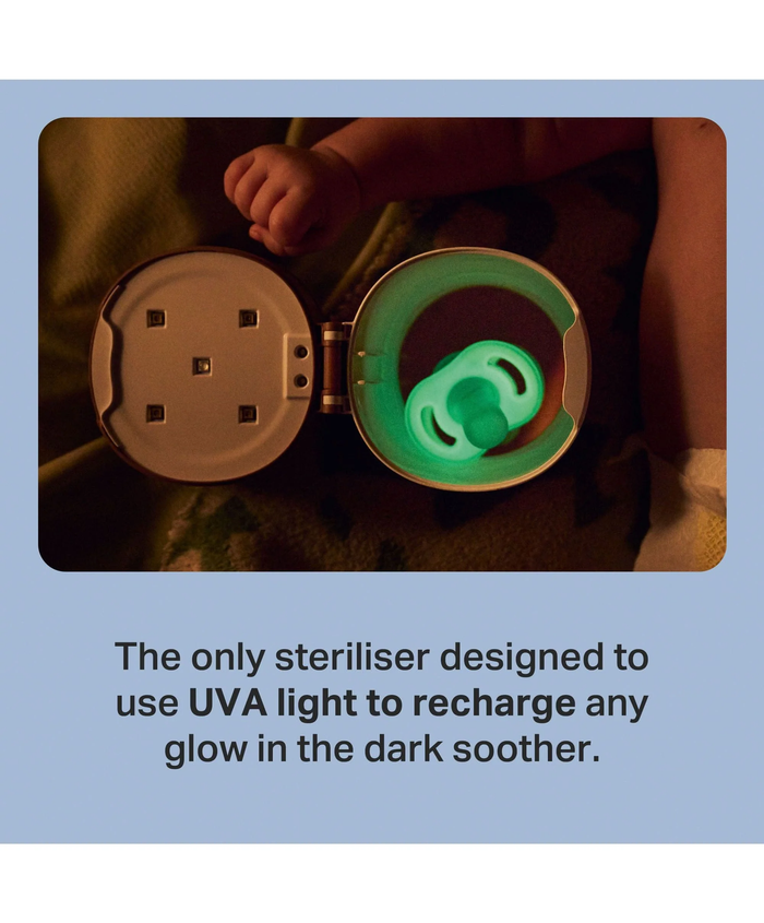 Tommee Tippee NightGlow Pod UV Soother Charger & Steriliser
