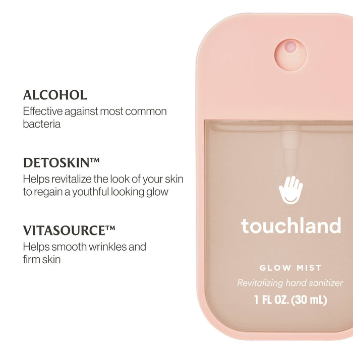 TOUCHLAND - Rosewater Glow Mist Revitalizing Hand Sanitizer
