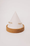 open cuff bracelet with stone details